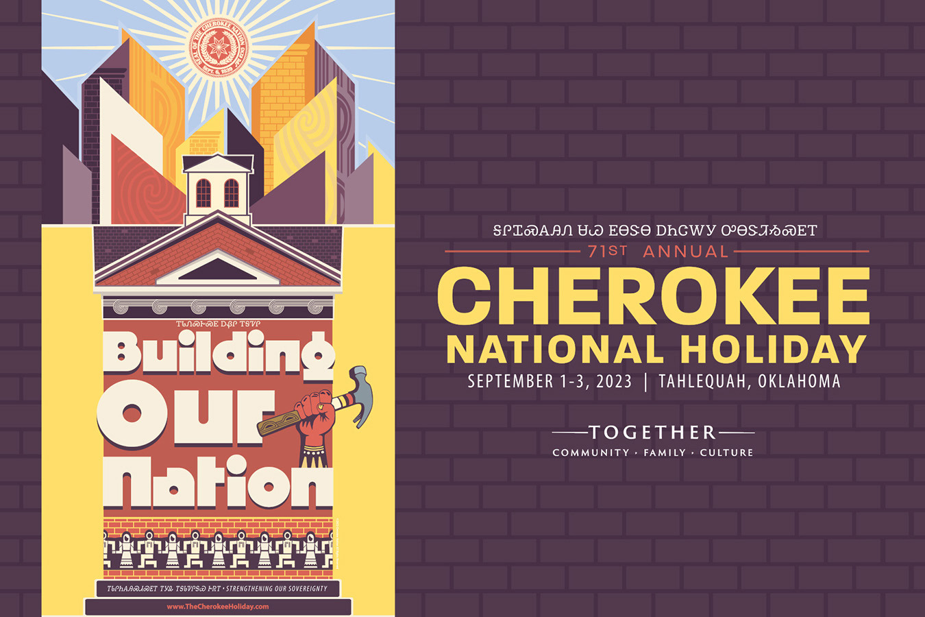 71st Annual Cherokee National Holiday Returns For In Person Celebration Sequoyah County Times 