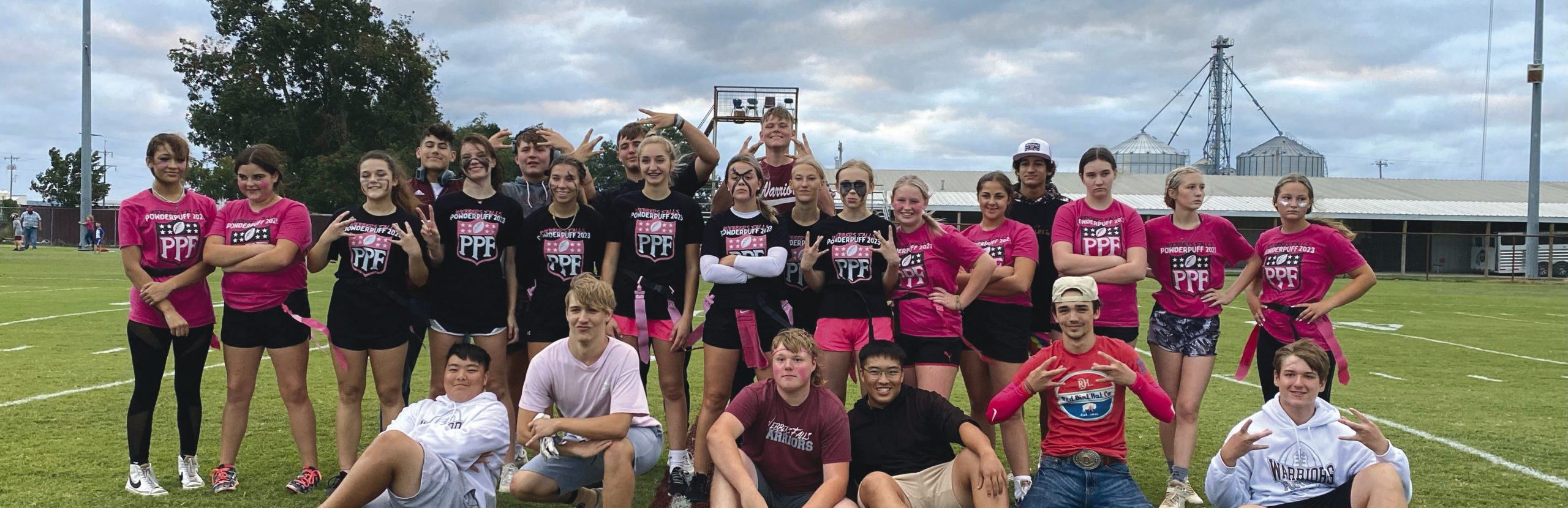 Webbers Falls Homecoming features Powder Puff football game